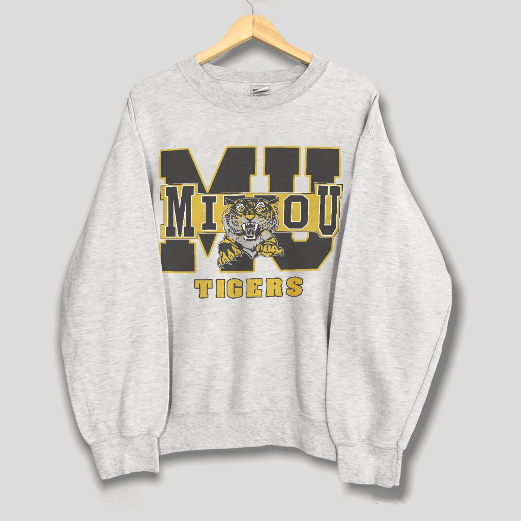 Vintage Missouri Tigers Football Ncaa Sweatshirt, University Of Missouri Shirt